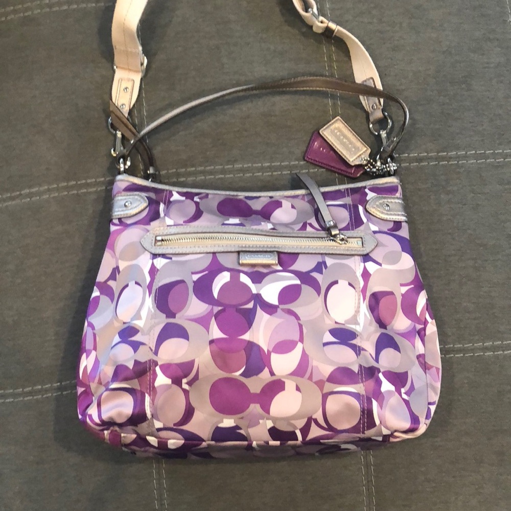Coach Daisy Kaleidoscope Print Convertible Hobo